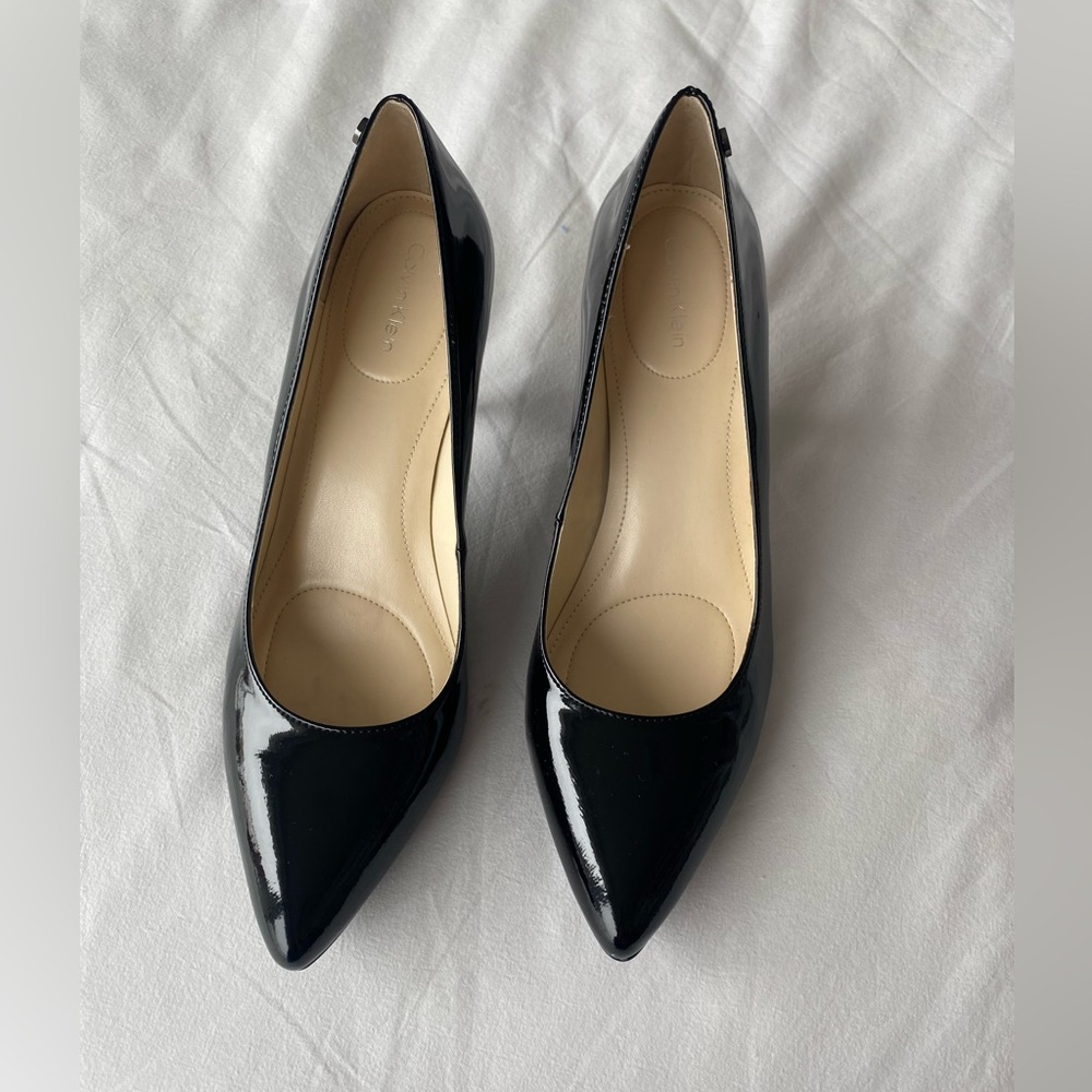 Black CK heels